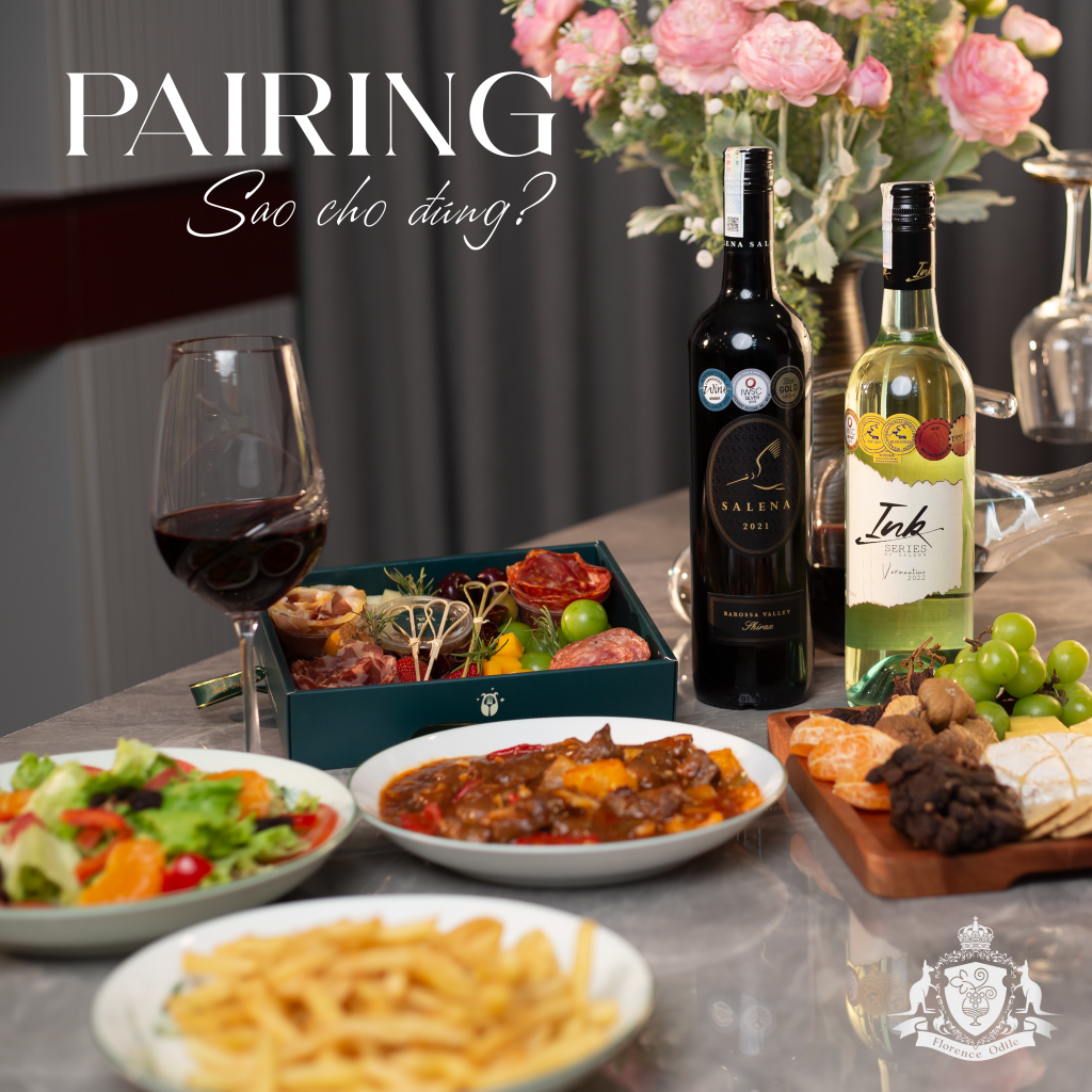 rượu vang ăn kèm với gì?